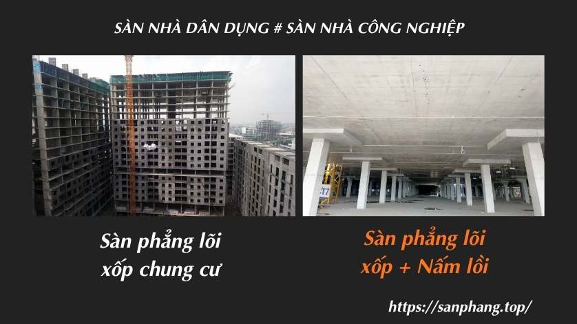 Sàn công nghiệp và sàn nhà dân dụng